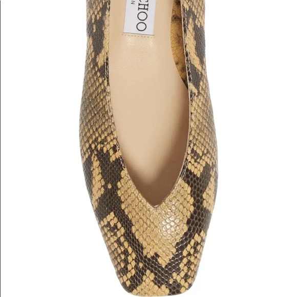 BNIB Jimmy Choo snake embossed flats - Picture 4 of 6